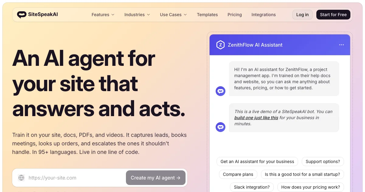 SiteSpeakAI