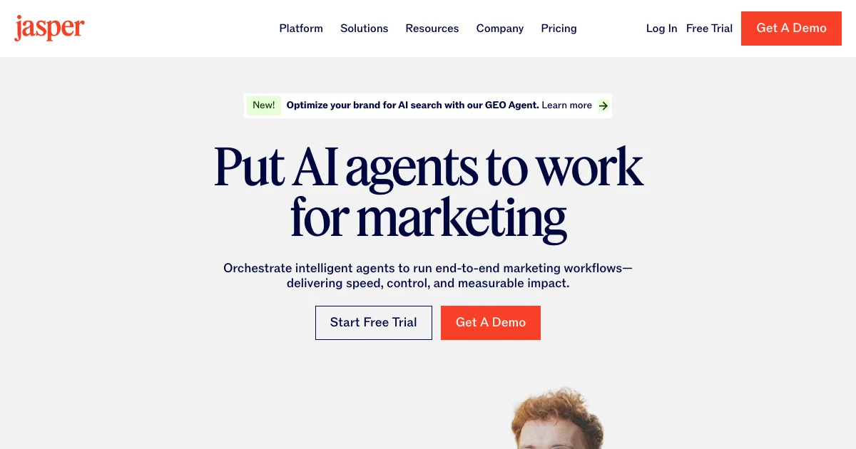 Jasper AI - AI Affiliate Program Screenshot