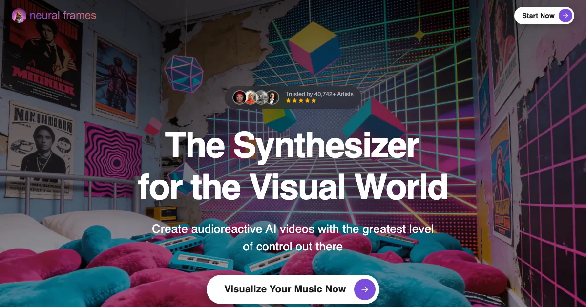 Neural Frames - AI Affiliate Program Screenshot