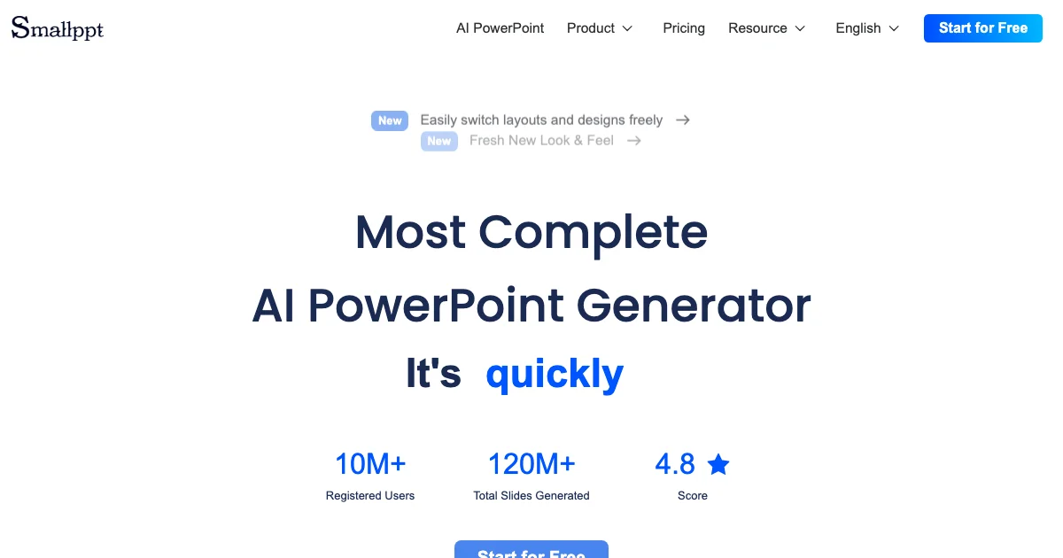 Smallppt - AI Affiliate Program Screenshot