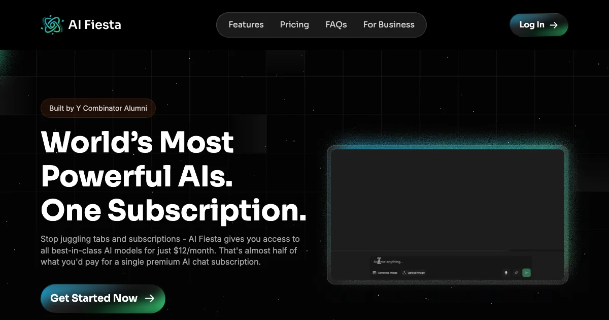 AI Fiesta - AI Affiliate Program Screenshot