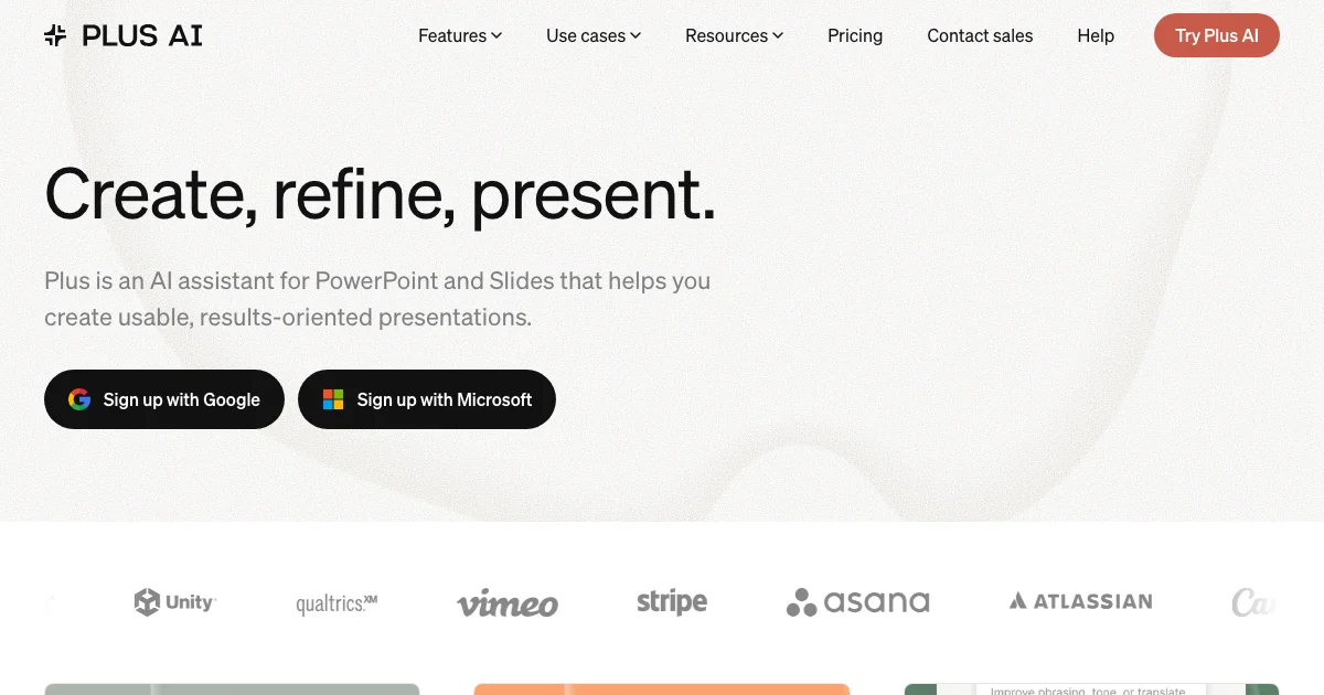 Plus AI - AI Affiliate Program Screenshot