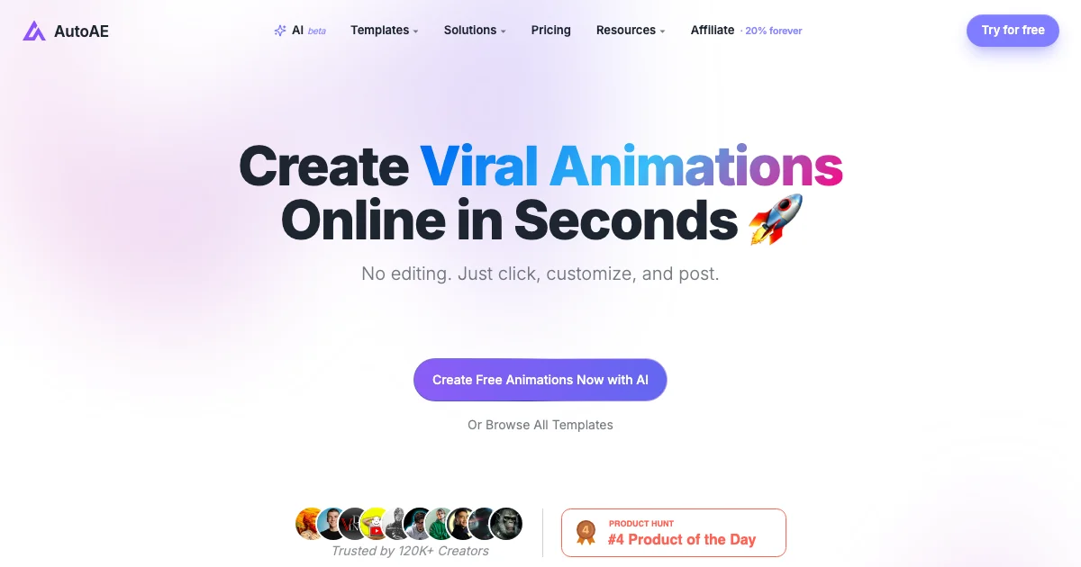 AutoAE - AI Affiliate Program Screenshot