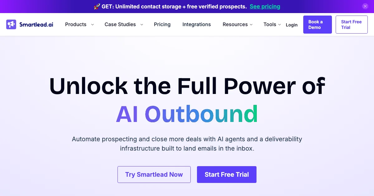 Smartlead - AI Affiliate Program Screenshot