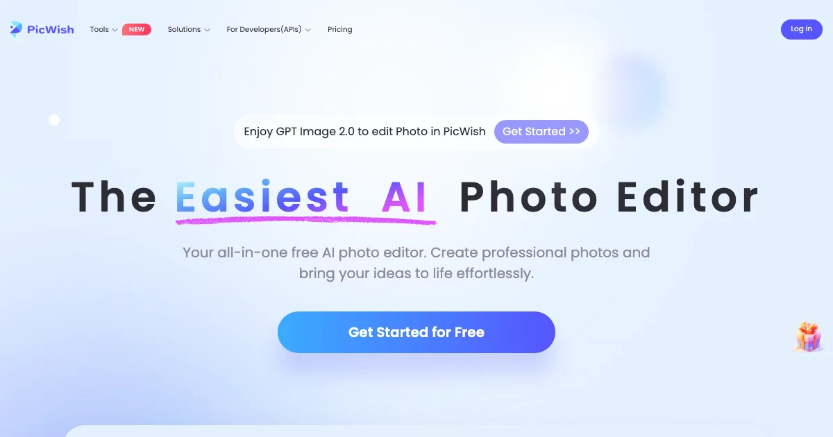 PicWish - AI Affiliate Program Screenshot