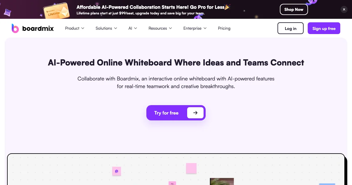Boardmix - AI Affiliate Program Screenshot