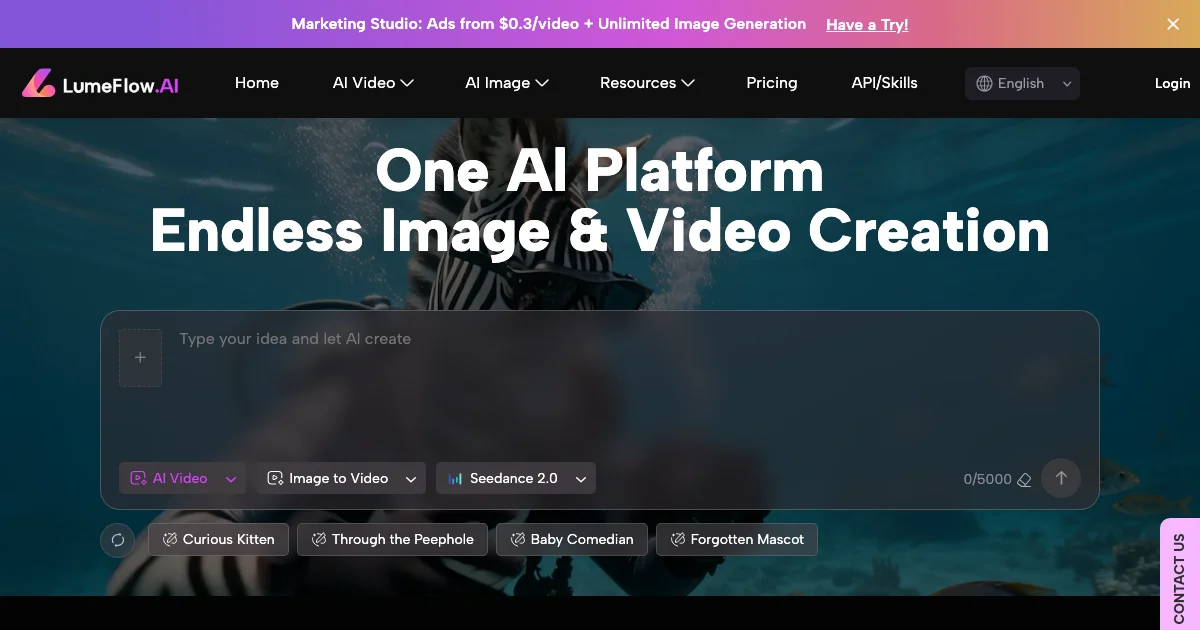 LumeFlow AI - AI Affiliate Program Screenshot