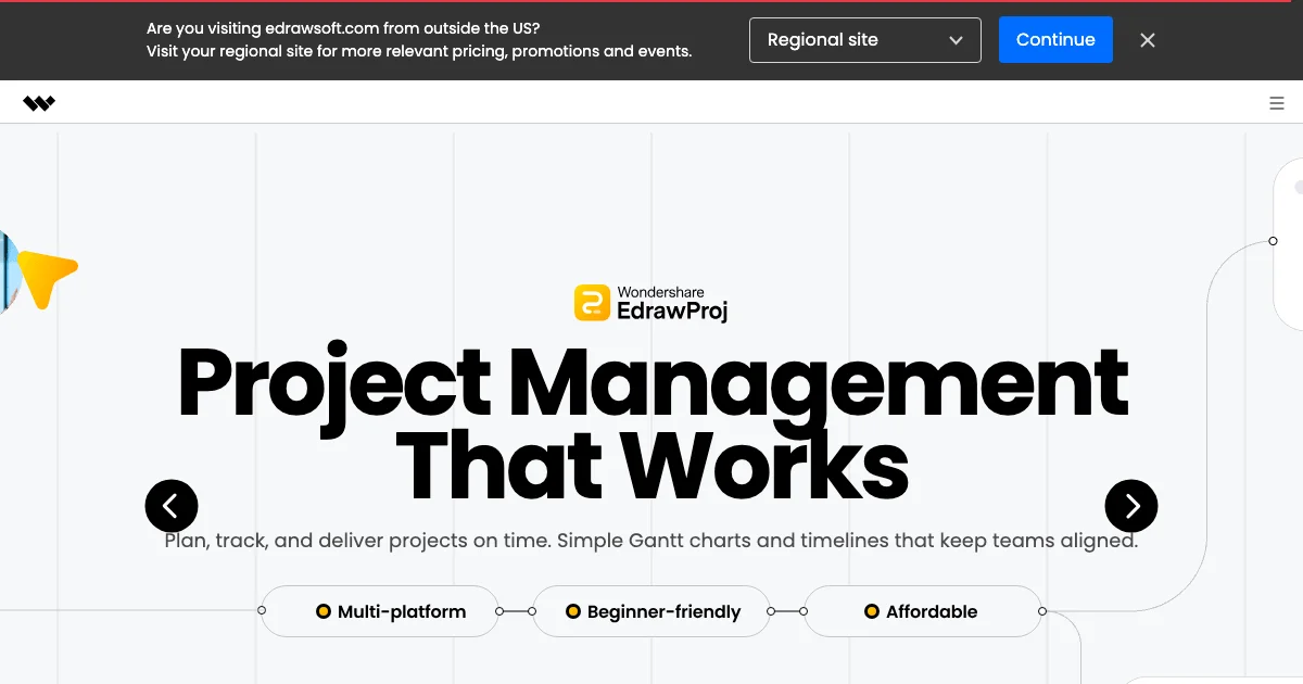 Edraw Software - AI Affiliate Program Screenshot
