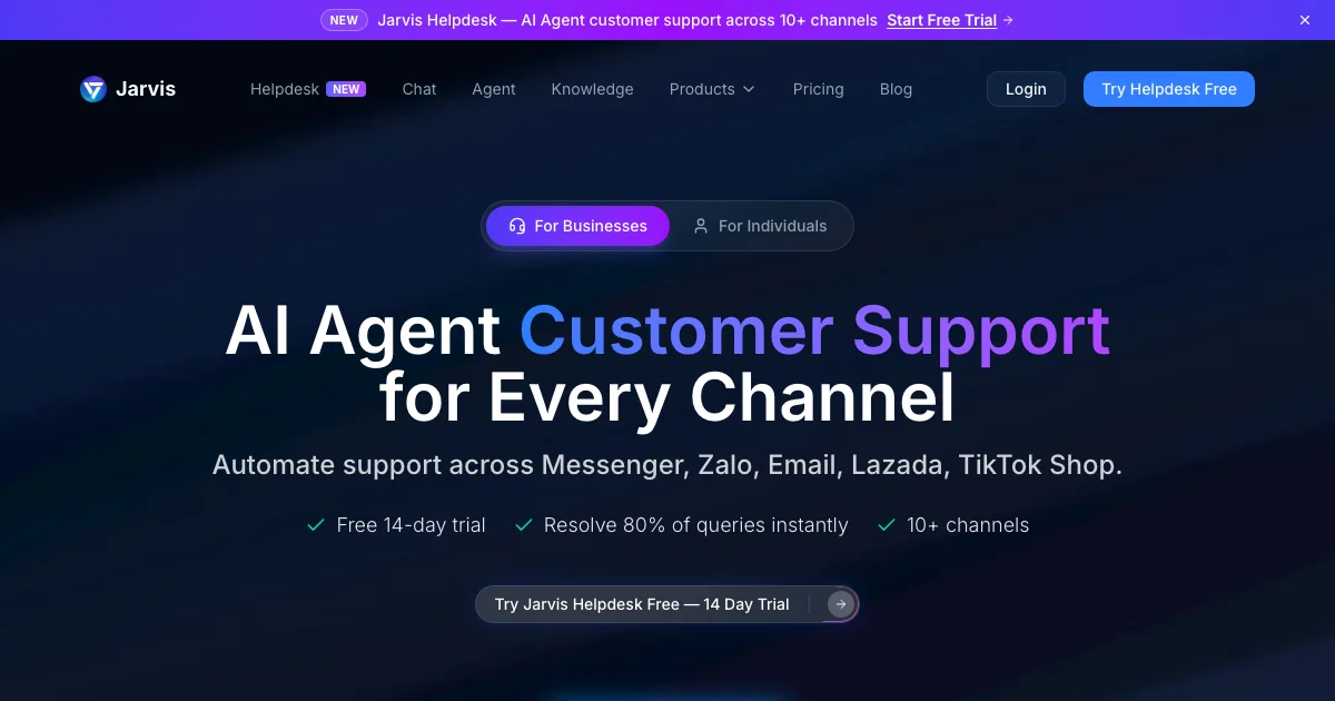 Jarvis AI - AI Affiliate Program Screenshot