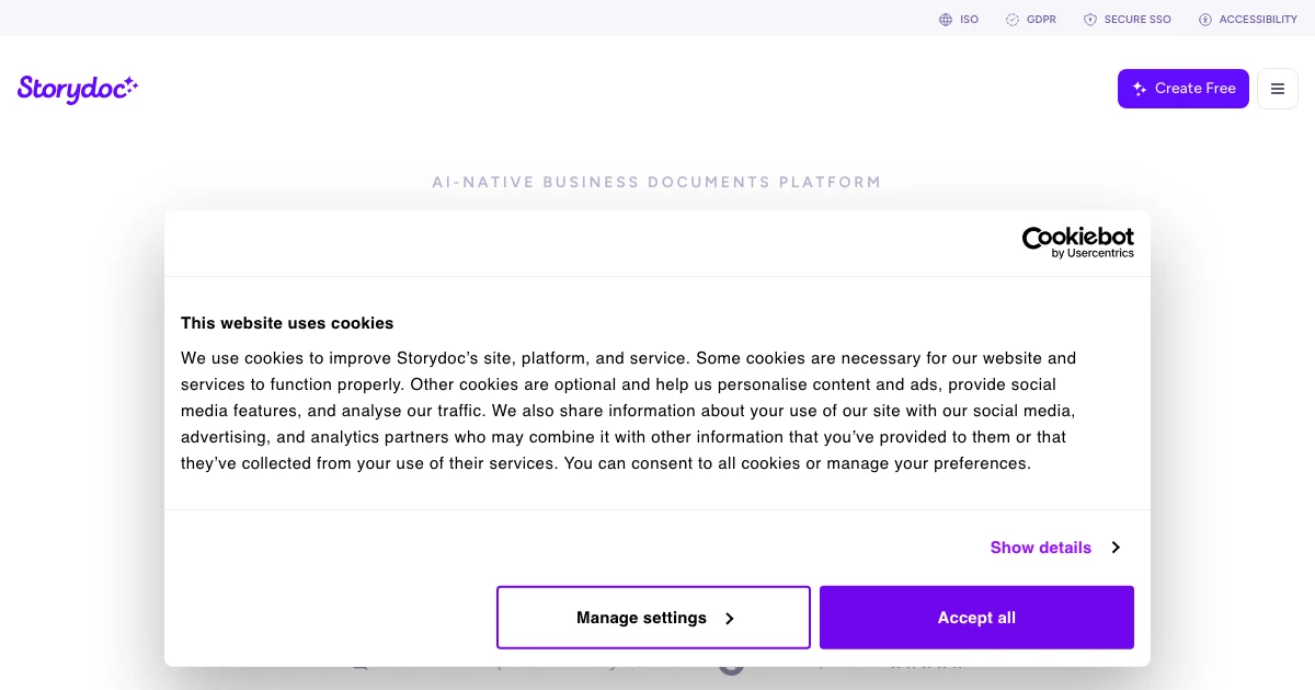 Storydoc - AI Affiliate Program Screenshot