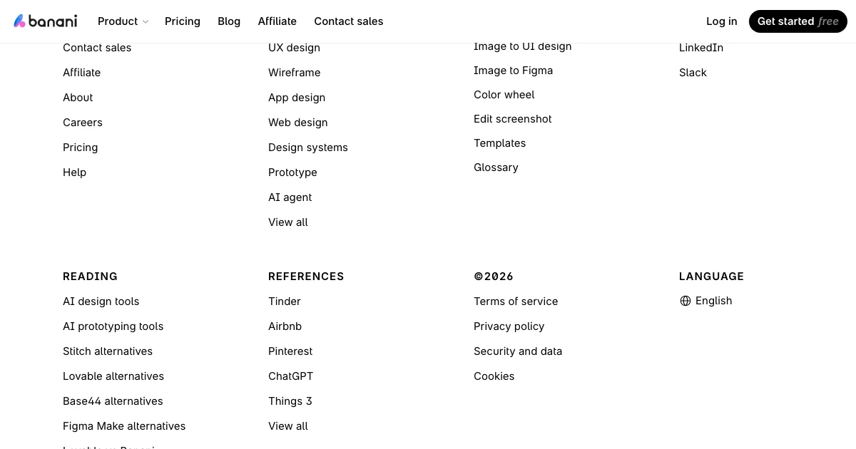 Banani - AI Affiliate Program Screenshot