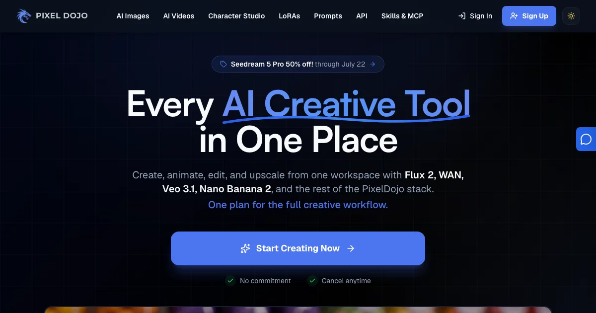 Pixel Dojo - AI Affiliate Program Screenshot