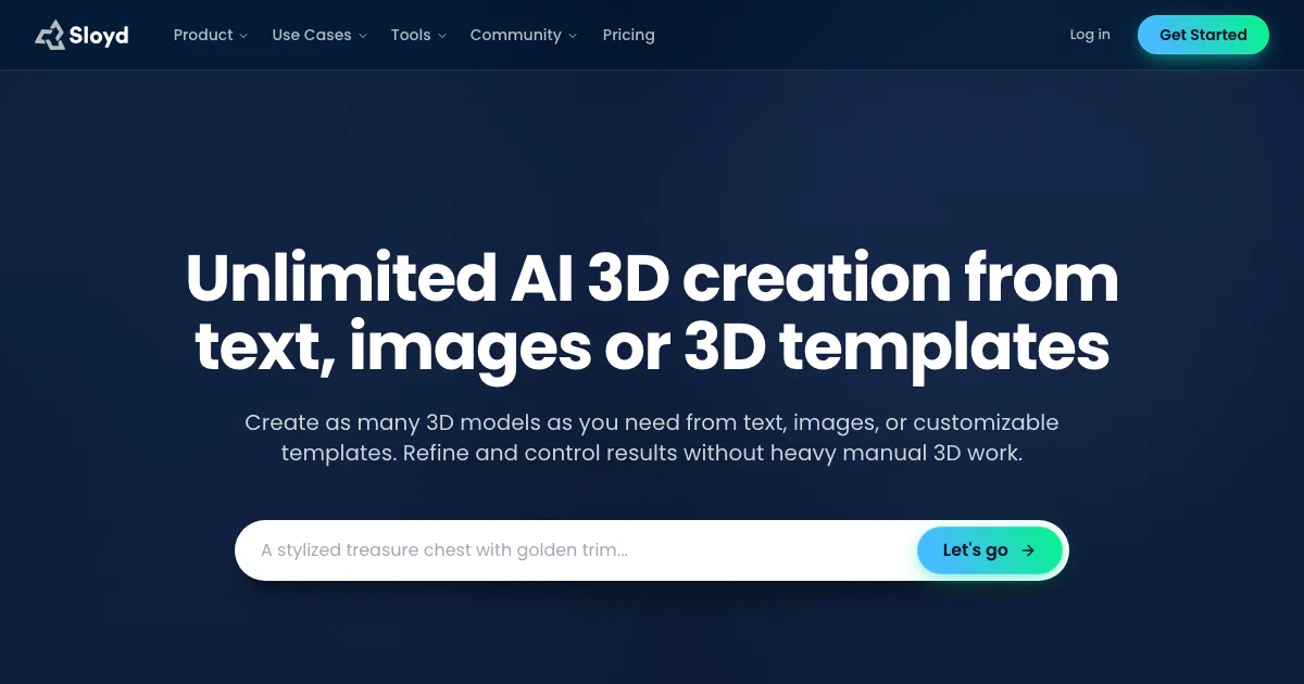 Sloyd - AI Affiliate Program Screenshot