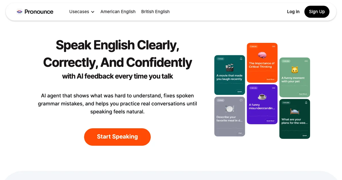 Pronounce - AI Affiliate Program Screenshot