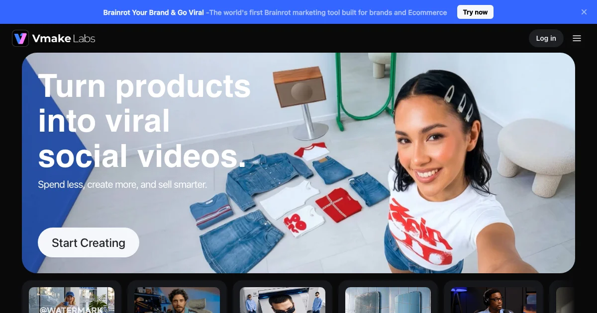 Vmake AI - AI Affiliate Program Screenshot