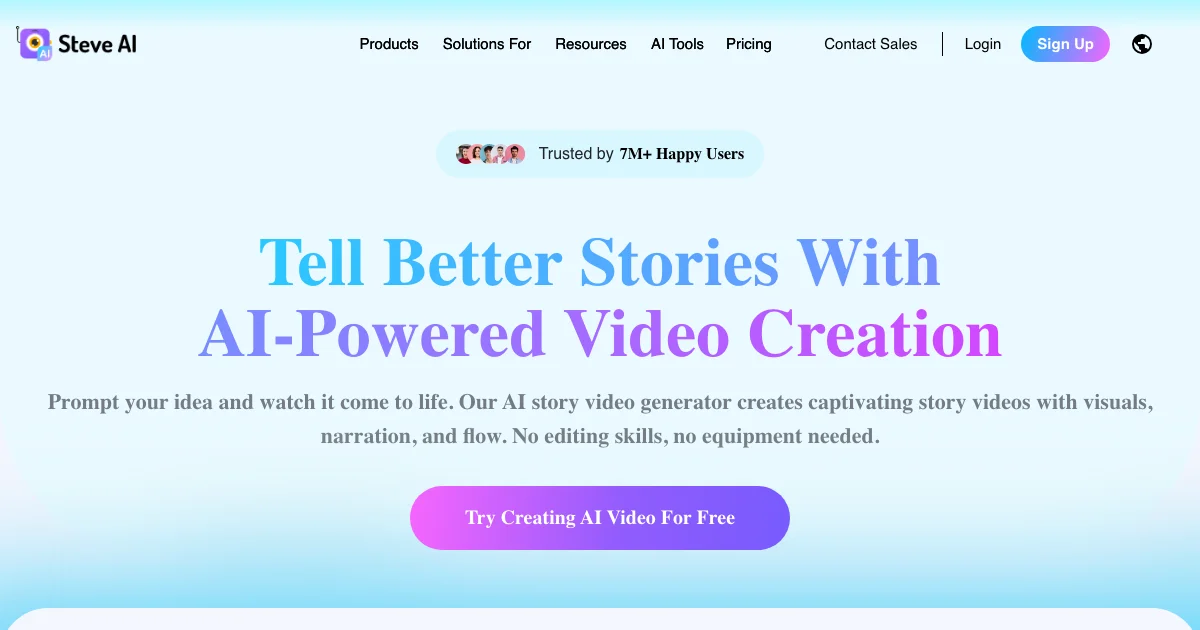 Steve AI - AI Affiliate Program Screenshot