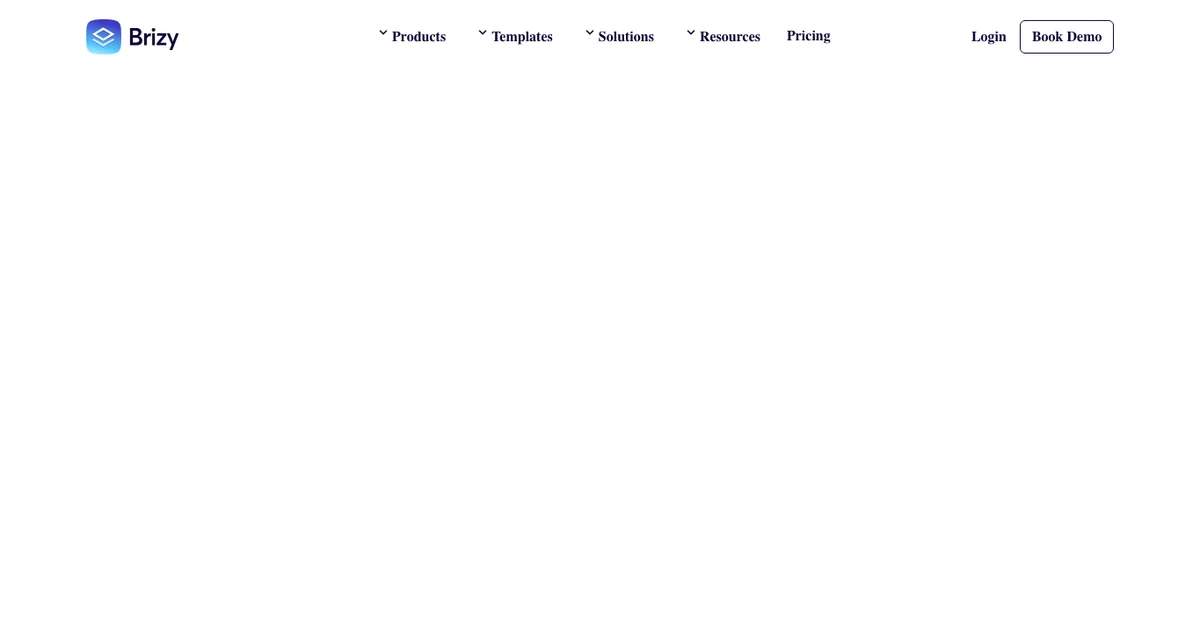 Brizy - AI Affiliate Program Screenshot