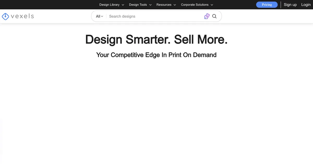 Vexels - AI Affiliate Program Screenshot