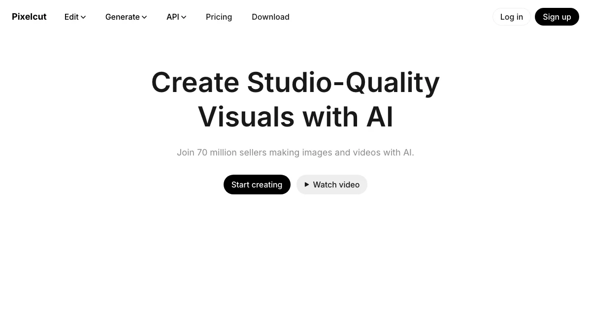 Pixelcut - AI Affiliate Program Screenshot