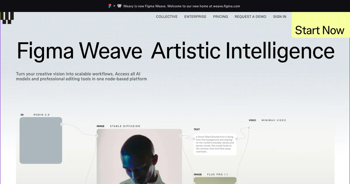 View Figma Weave's affiliate program details and commission rates Figma Weave - AI Affiliate Program Screenshot