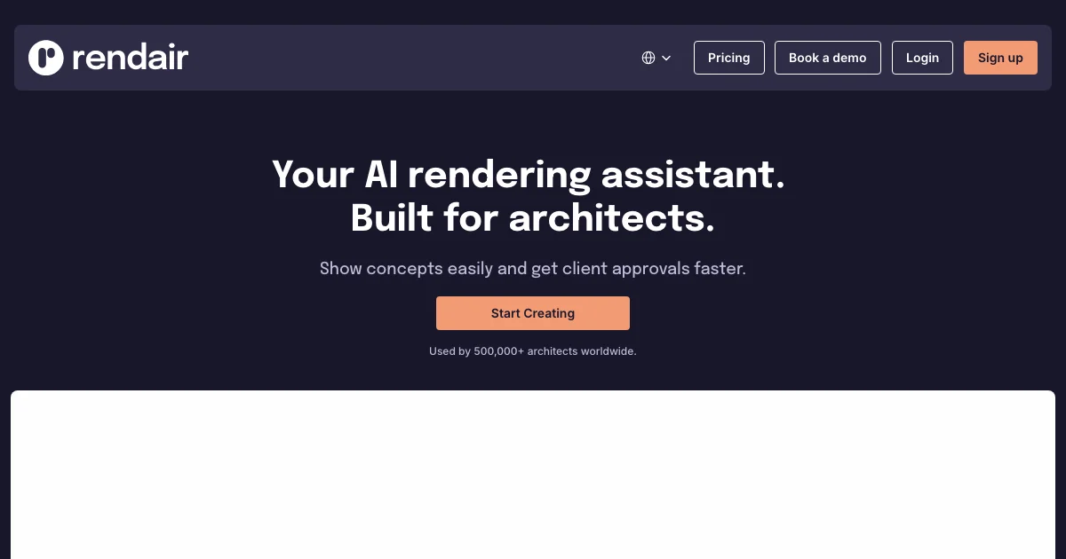 Rendair AI - AI Affiliate Program Screenshot