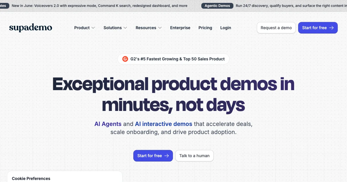 Supademo - AI Affiliate Program Screenshot
