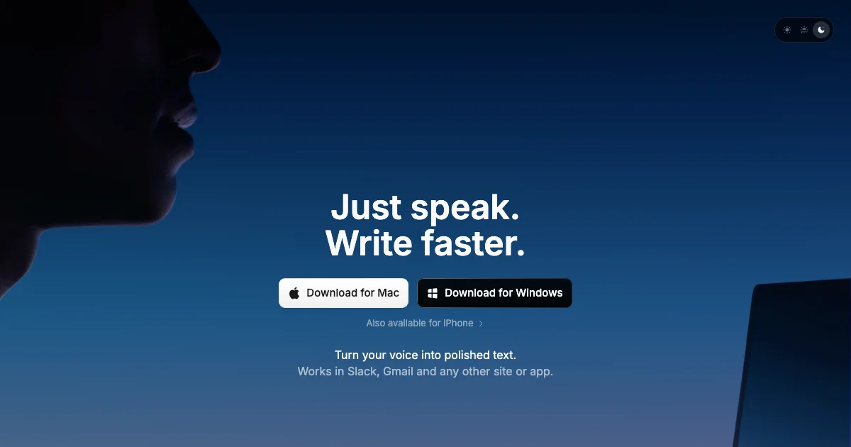 Superwhisper - AI Affiliate Program Screenshot