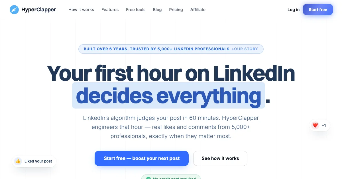 HyperClapper 2.0 - AI Affiliate Program Screenshot