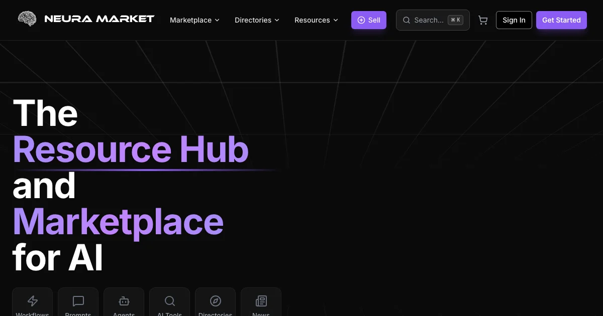 Neura Market - AI Affiliate Program Screenshot