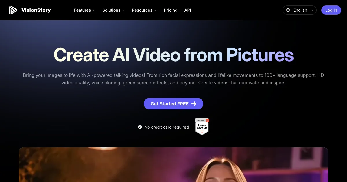 VisionStory AI - AI Affiliate Program Screenshot