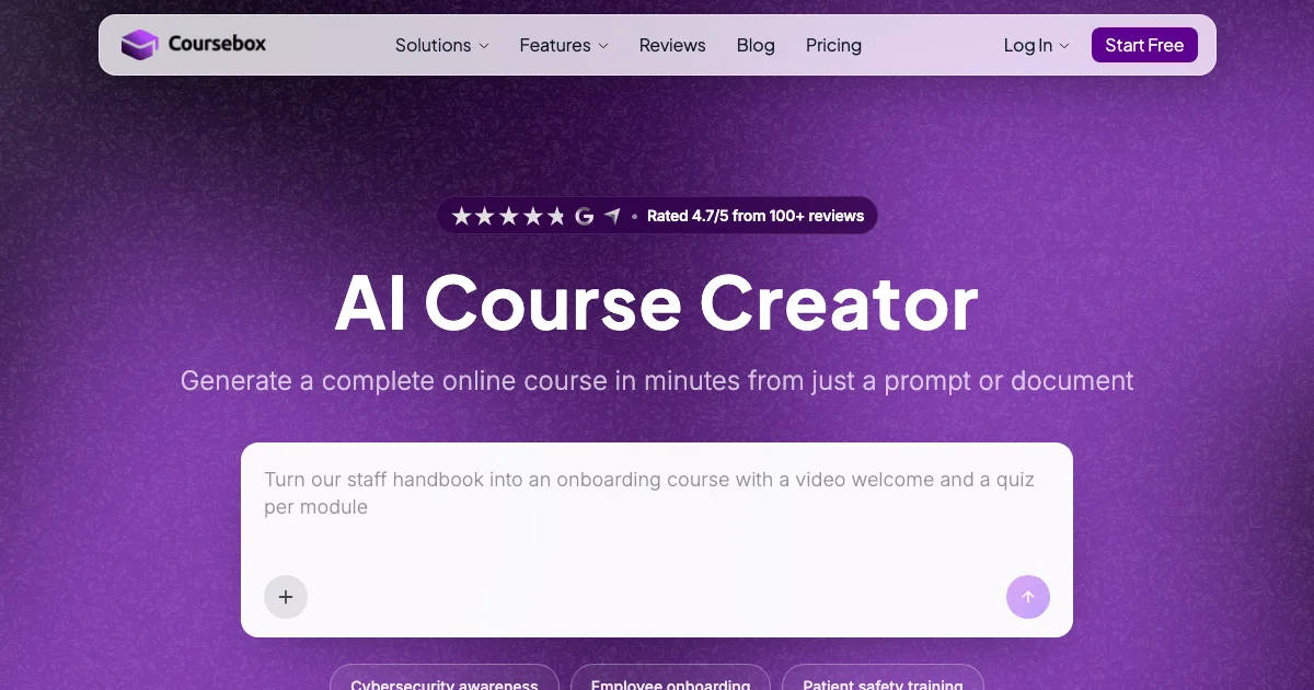 Coursebox AI - AI Affiliate Program Screenshot