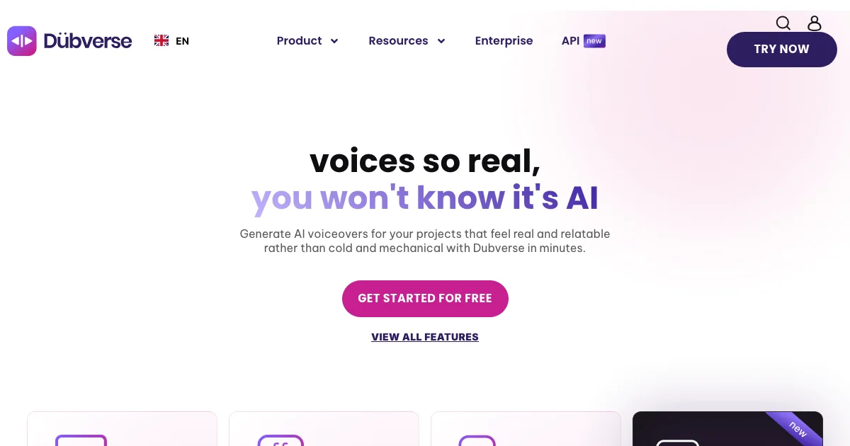 Dubverse - AI Affiliate Program Screenshot